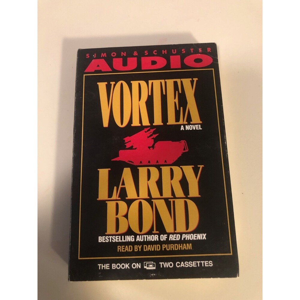 Vortex : A Novel by Larry Bond Audiobook 2 Cassette set Vintage